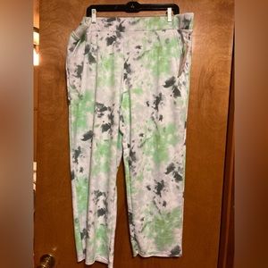 Secret Treasures Sleepwear Pant Capri Tie Dye XL NWT